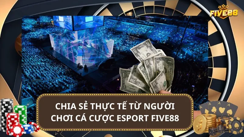 Chia sẻ thực tế từ người chơi khi cá cược Esport Five88