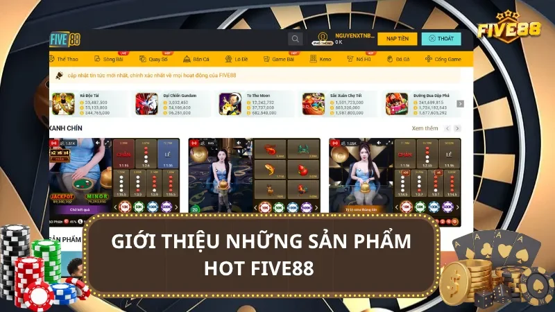 Giới thiệu những sản phẩm hot Five88