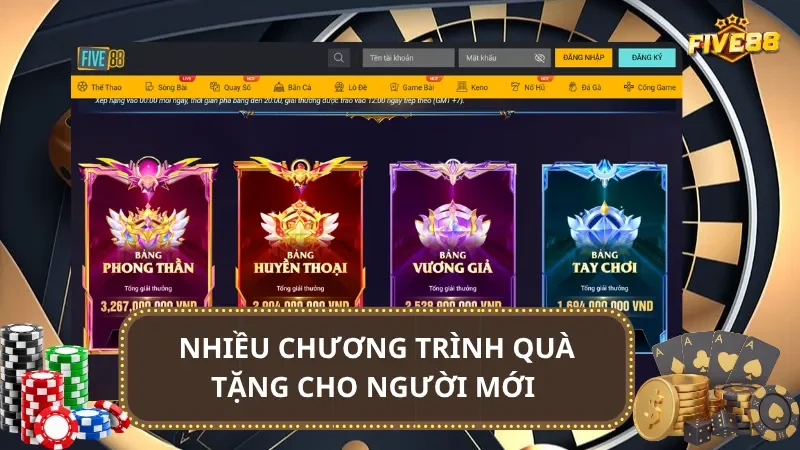 Nhiều chương trình quà tặng cho người mới