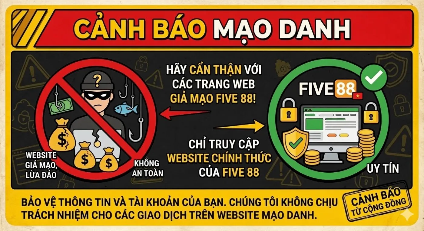 Cảnh báo mạo danh Five88